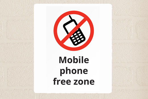 mobile-phone-free-zone-size